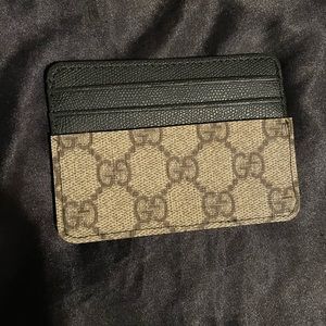 Authentic re-purposed Gucci card holder